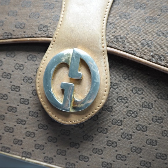100% authentic vintage Vintage GUCCI Micro GG Supreme Shoulder Hand Bag - Picture 3 of 15
